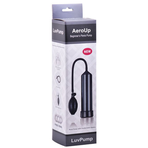 LuvPump AeroUp Hand Held Penis Pump With Quick Release Valve - Penis Pumps And Stretchers
