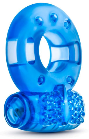 Stay Hard Vibrating Cock Rings 2 Pack Blue - Cock Rings