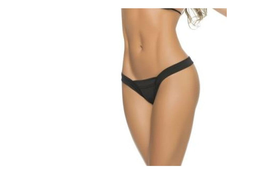 Mapale Perfect Womens Thong Black G-Strings, Panties and Shorts