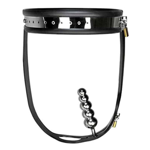 Steel Female Chastity Belt With Plug - Male Chastity