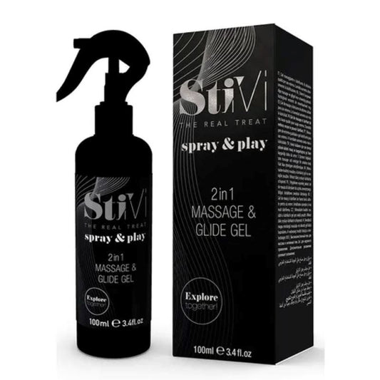 StiVi Luxurious Massage Glide - Enhance Sensations for Play Water Based Lubes