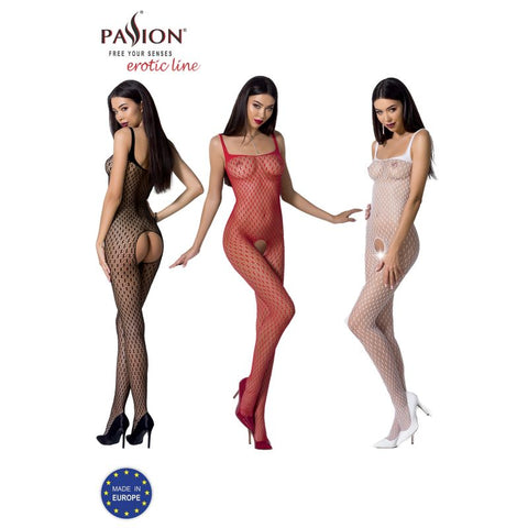 Passion Lingerie Stylish Fine Mesh Bodystocking BS071 One Size - Body Stockings