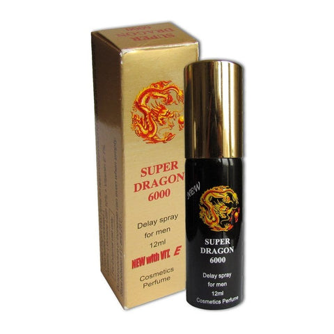 Super Dragon 6000 Male Delay Spray - Delay and Excite Sprays