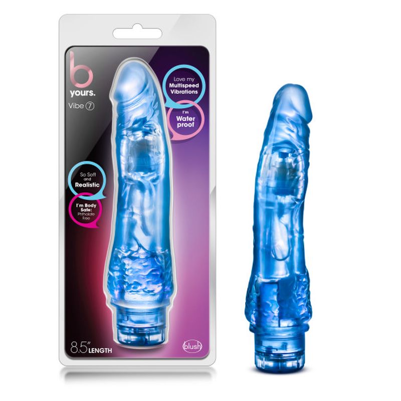 B Yours Vibe No 7 Soft Realistic Vibrator Vibrating Dildos