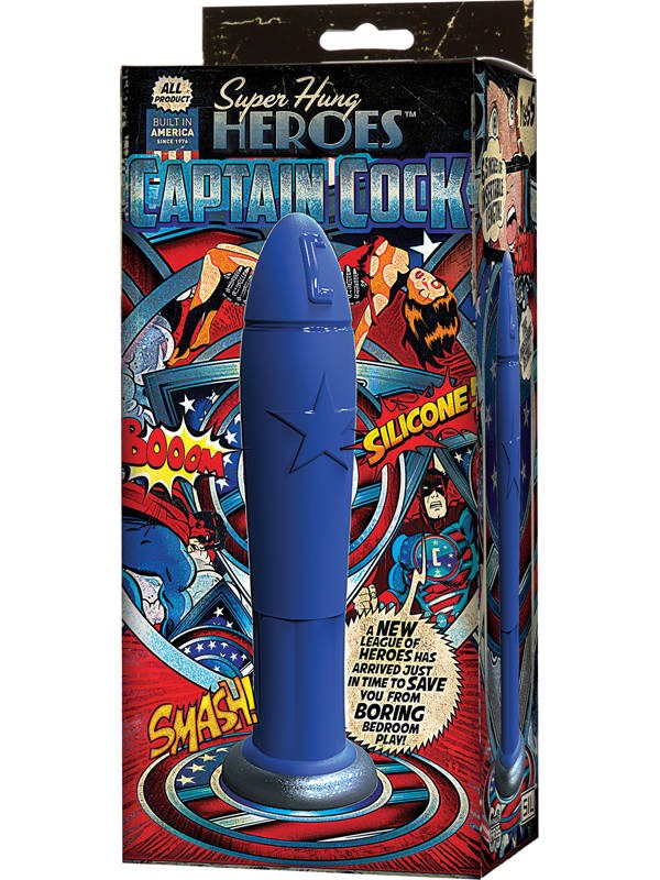 Super Hung Heroes Captain Cock Anal Dildos