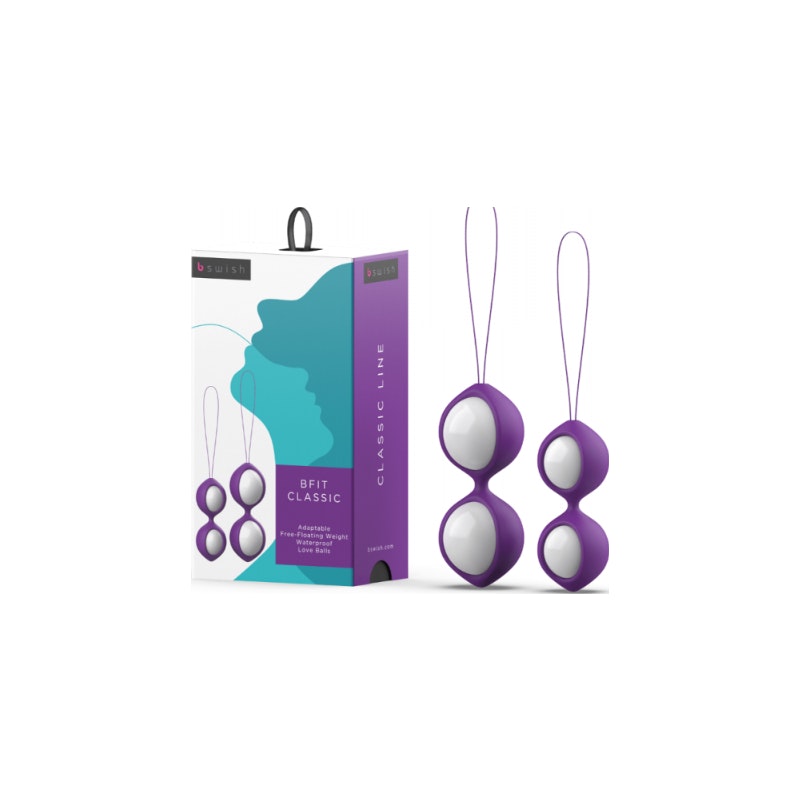 B Swish Bfit Classic Purple Love Balls Love Eggs and Kegel Exercisers