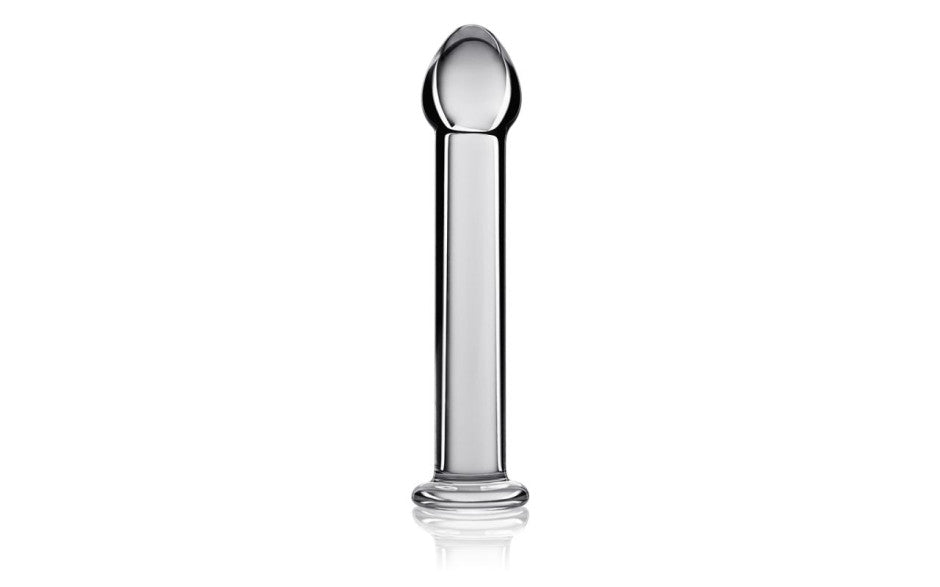 Glass Romance 1 Glass Dildo 7 Inch Clear Glass Sex Toys