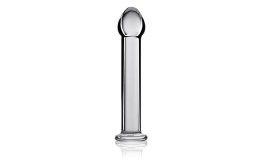 Glass Romance 1 Glass Dildo 7 Inch Clear {% if variant != 'Default Title' and variant != blank %} {% endif %} Glass Sex Toys