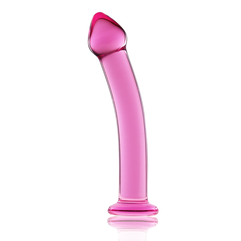 Glass Romance 3 Realistic 7.5 Inch Glass Dong Glass Sex Toys