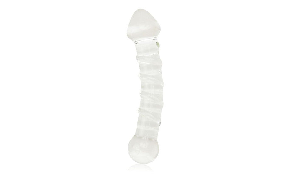 Glass Romance 5 Glass Dildo 7 Inch Clear Glass Sex Toys