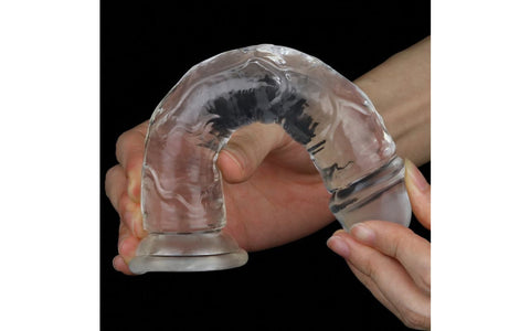 Lovetoy Super Realistic Clear Dildo 7 Inch - Realistic Dildos