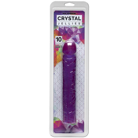 Crystal Jellies 10 Inch Realistic Classic Dong - Realistic Dildos