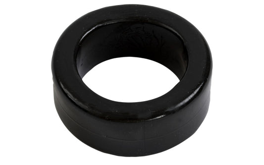 Titanmen Extra Thick Stretchy Cock Ring Black - Stretchy Cock Rings