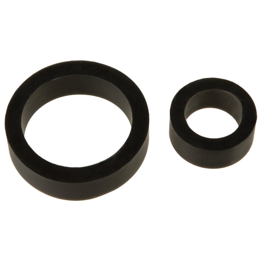 Titanmen Stretchy Silicone Cock Rings Double Pack Stretchy Cock Rings