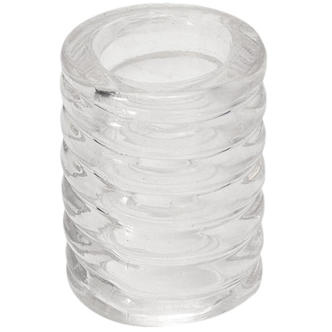 Titanmen Ribbed Textured Stretchy Male Cock Cage - Male Chastity