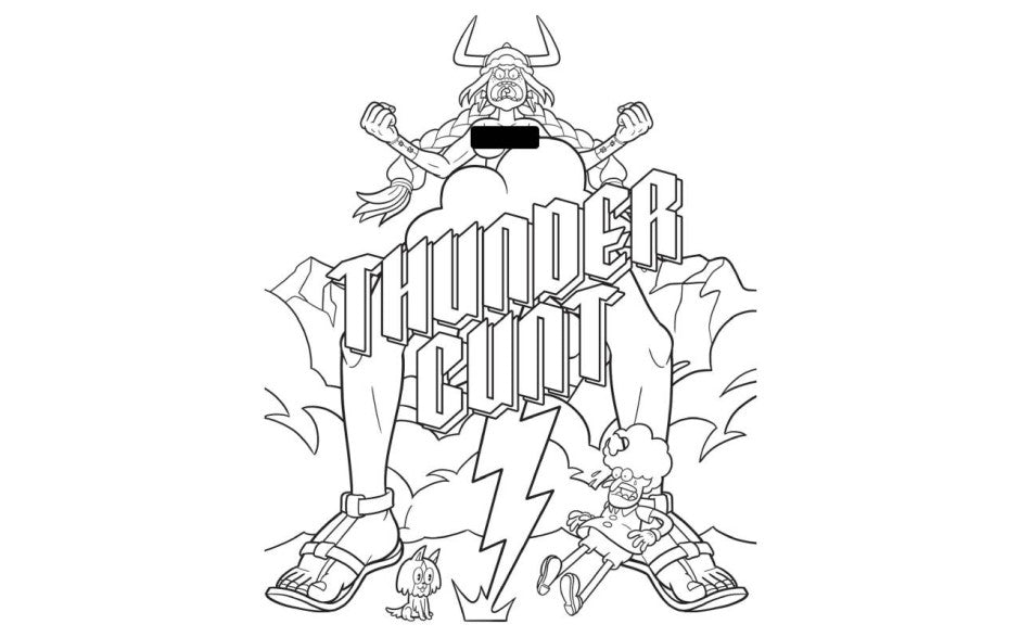 Wood Rocket Suck My Crayon Swear Word Adult Colouring Book Party Gifts and Novelties