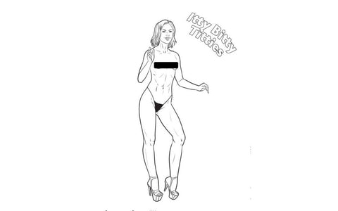 Wood Rocket Boobs Boobs Boobs Adult Colouring Book - Party Gifts and Novelties