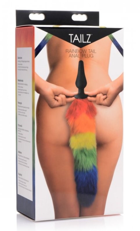 Tailz Rainbow Tail Anal Plug Butt Plugs