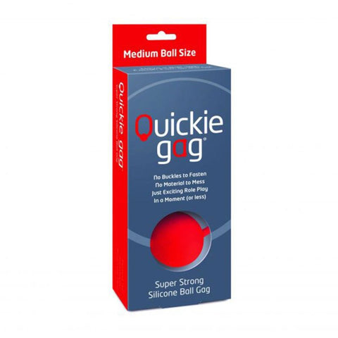 Creative Conceptions Quickie BDSM Play Gag Medium Ball - Bondage Gags and Bits