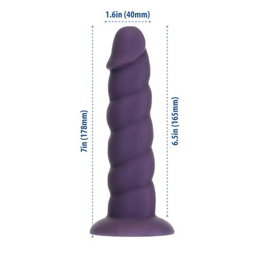 Addiction Unicorn Realistic Dildo 7 inch Purple Realistic Dildos