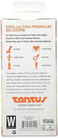 Tantus Zing Massager Black - Butt Plugs
