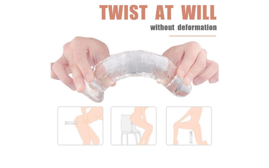 S-Hande Lester Realistic Texture Dong Small Clear Realistic Dildos