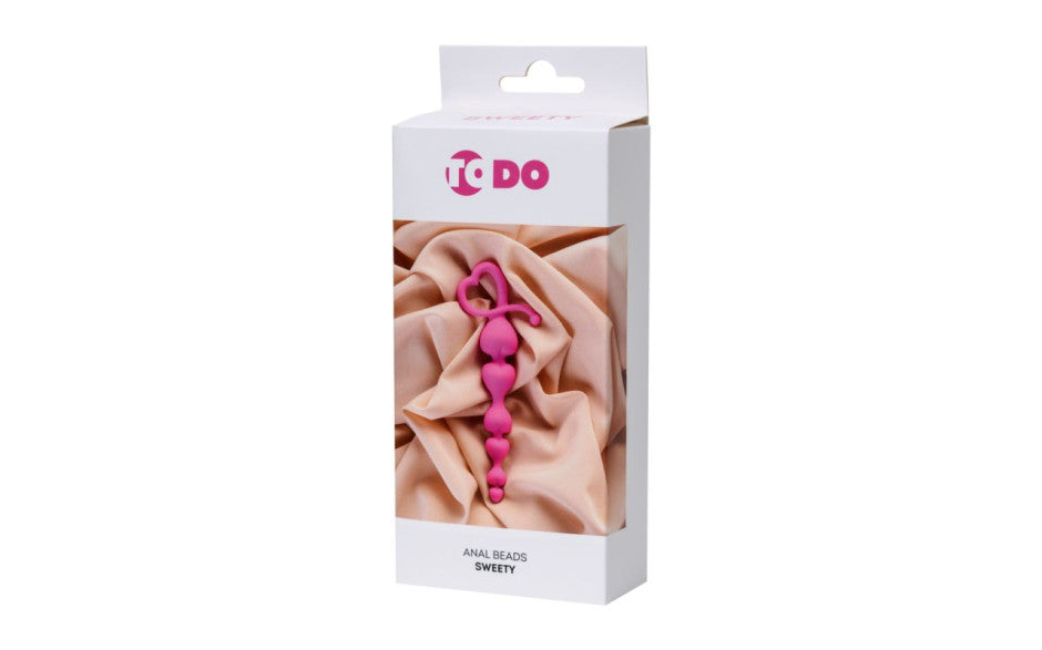 ToDo Sweety Silicone Anal Chain Pink Anal Beads and Balls