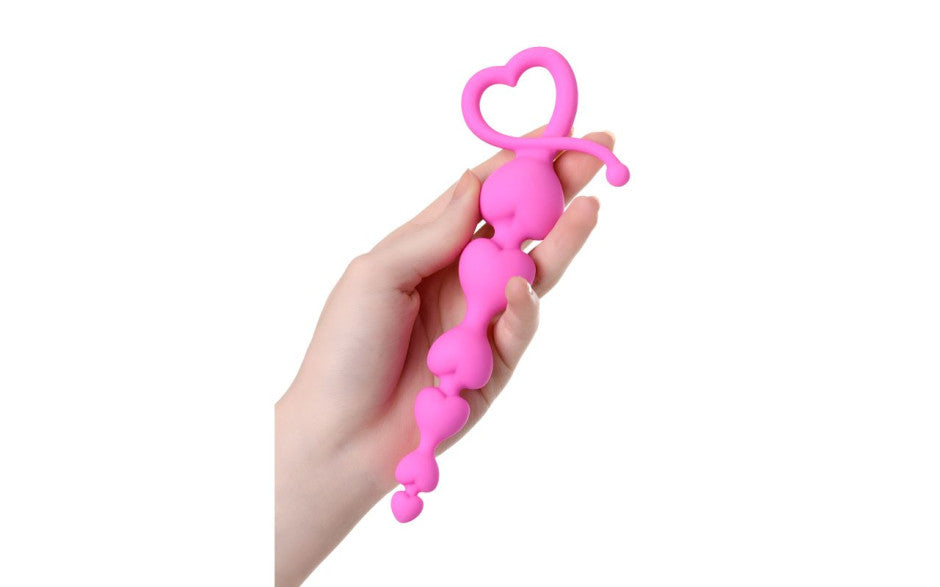 ToDo Sweety Silicone Anal Chain Pink Anal Beads and Balls