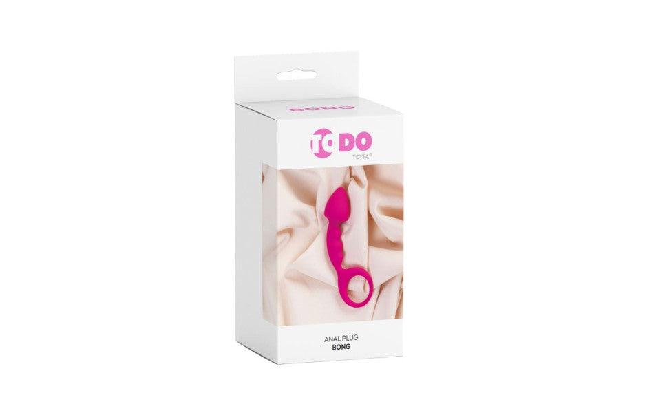 ToDo Bong Anal Plug With Pointed Tip Small Pink Butt Plugs