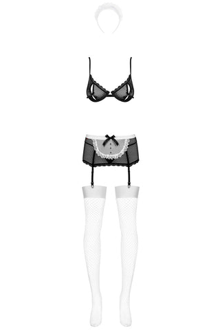 Obsessive Maidme 5 Piece Women Costume Set - Fancy Dress Ups