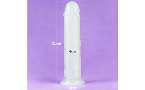 Lovetoy Lumino Play Suction Cup Realistic Dildo 8 Inch - Realistic Dildos