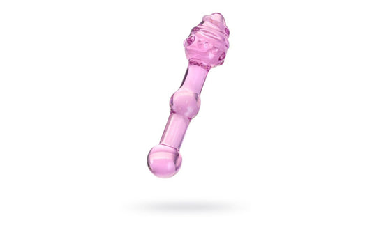 Sexus Unisex Glass Dildo 17cm Pink {% if variant != 'Default Title' and variant != blank %} {% endif %} Glass Sex Toys
