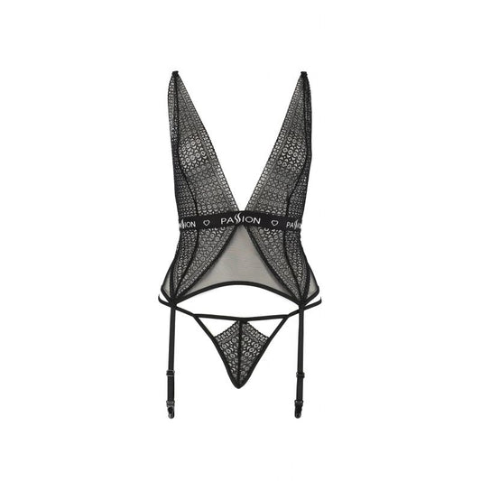 Passion Lingerie Mirajane Sexy Womens Corset - Bustiers and Corsets