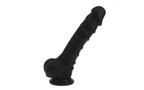 X-Men 22 cm Ridged Shaft Realistic Dildo With Balls - Realistic Dildos