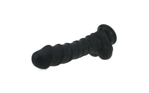 X-Men 22 cm Ridged Shaft Realistic Dildo With Balls - Realistic Dildos