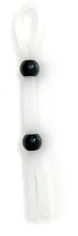 The Brawn Double Silicone Cock Leash Stretchy Cock Rings