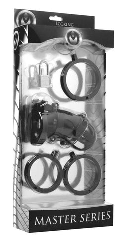 The Chamber Locking Chastity Cage - Cock Rings