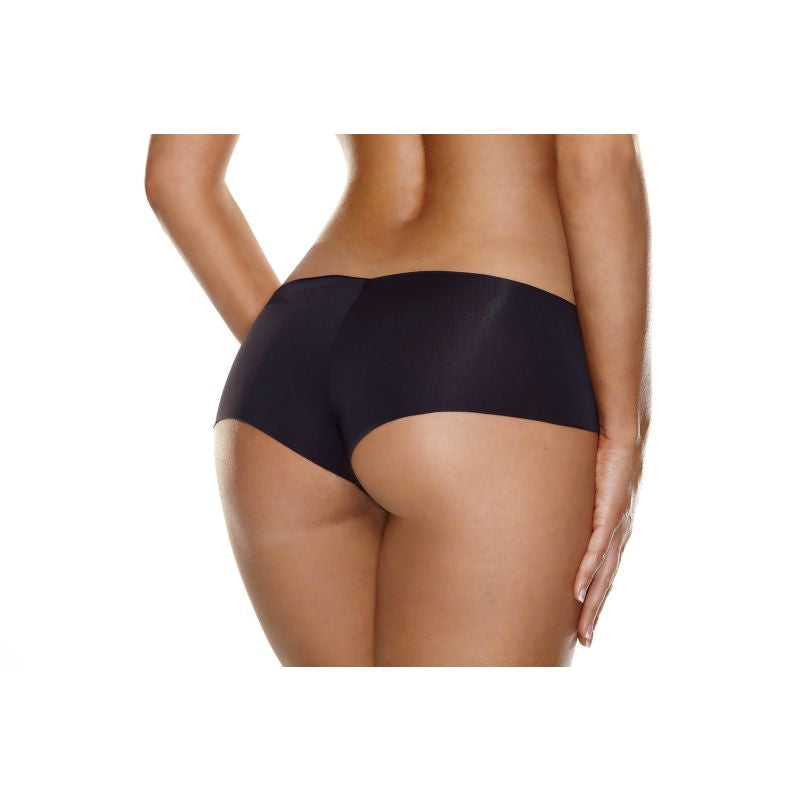 Hollywood Curves Invisible Womens Bootyshort Black G-Strings, Panties and Shorts