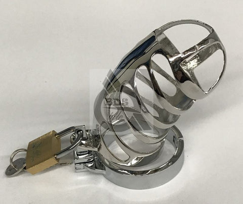 The Protector Ribbed Chastity Device - Male Chastity