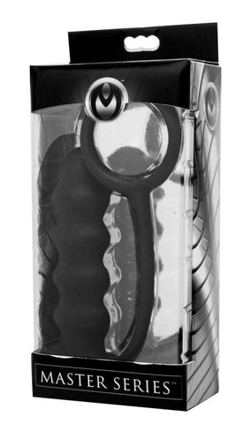 Rippler Vibrating Silicone Anal Plug with Cock Ring - Intense Erection Enhancement - Cock Rings