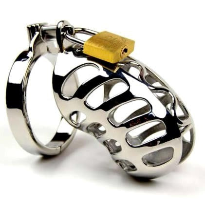 The Snake Metal Cock Cage - Male Chastity