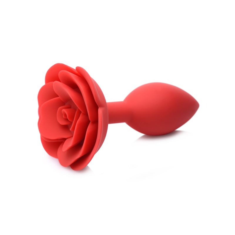 Master Series Booty Bloom Silicone Rose Anal Plug Red Butt Plugs