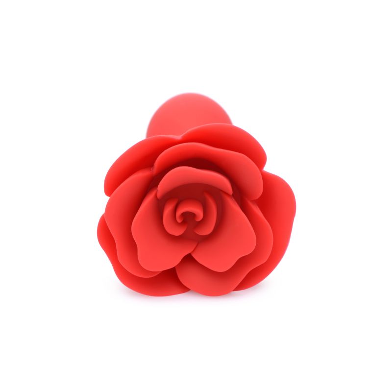 Master Series Booty Bloom Silicone Rose Anal Plug Red Butt Plugs