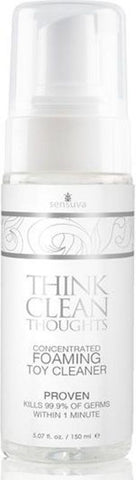Think Clean Thoughts Foaming Toy Cleaner 150ml - Adult Toy Cleaner