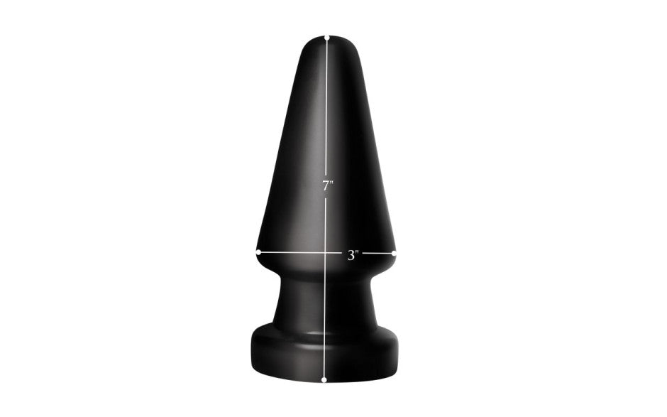 Master Series Ass Max Anal Plug Large Black Butt Plugs