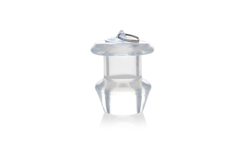 Master Series Ass Bung Clear Hollow Anal Dilator 3 Inch Medium Butt Plugs