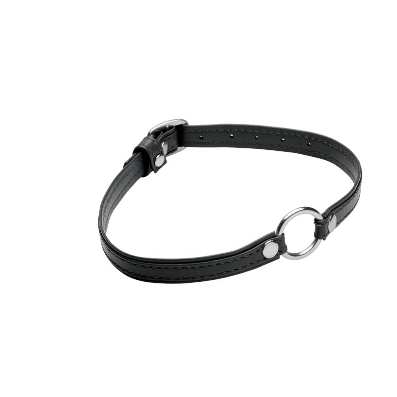 Master Series Sex Pet Leather Choker BDSM Collar With Silver Ring Collars and Leads