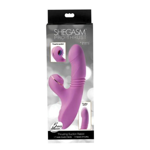 Shegasm Pro Thrust Rabbit Vibrator Mauve - Rabbit Vibrators