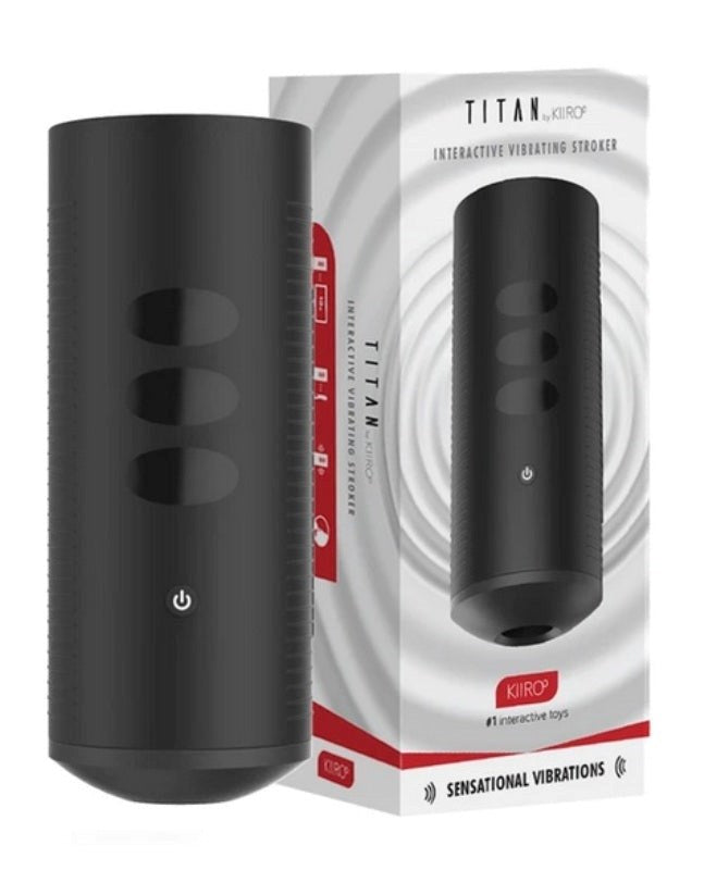 Titan by Kiiroo Interactive Vibrating Stroker Masturbators and Strokers