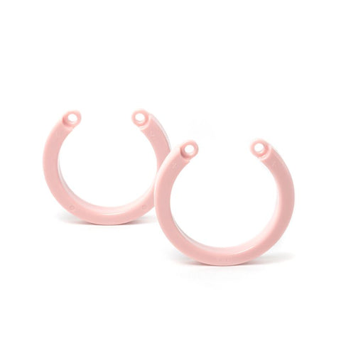 CB-X Mens Cock Cage U Ring 2 Piece L/XL - Male Chastity